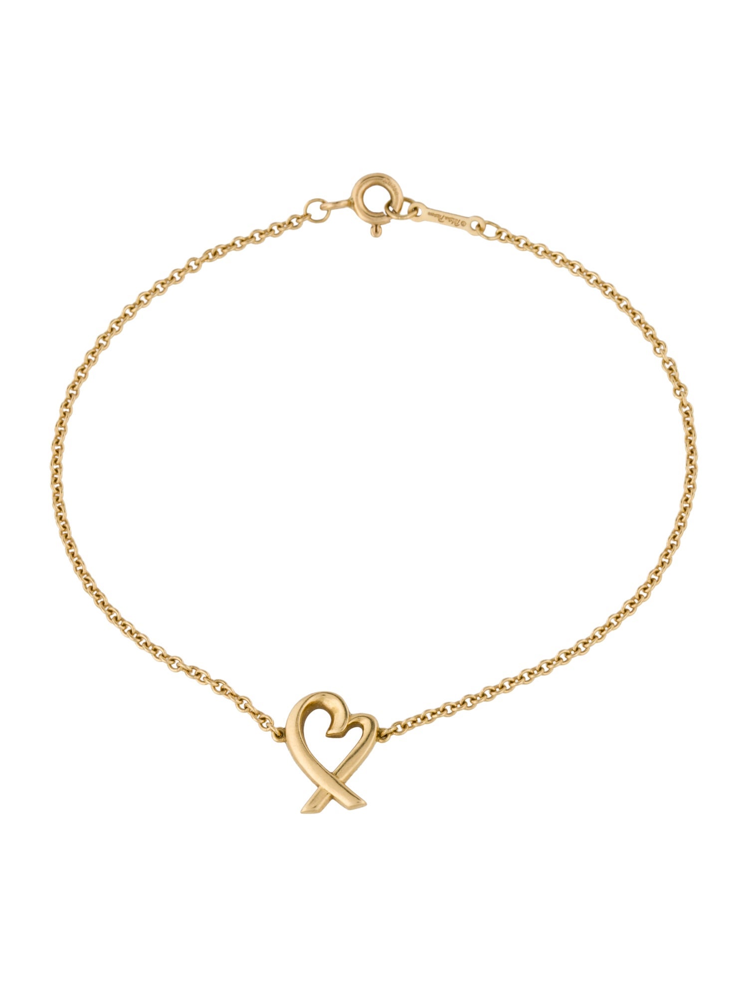 Tiffany & Co. 18K Loving Heart Bracelet