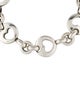Tiffany & Co. Open Heart Stencil Cut Out Link Bracelet