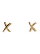 Tiffany & Co. 18K Paloma's Graffiti 'X' Stud Earrings
