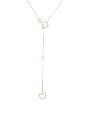 Tiffany & Co. Heart Station Lariat Necklace