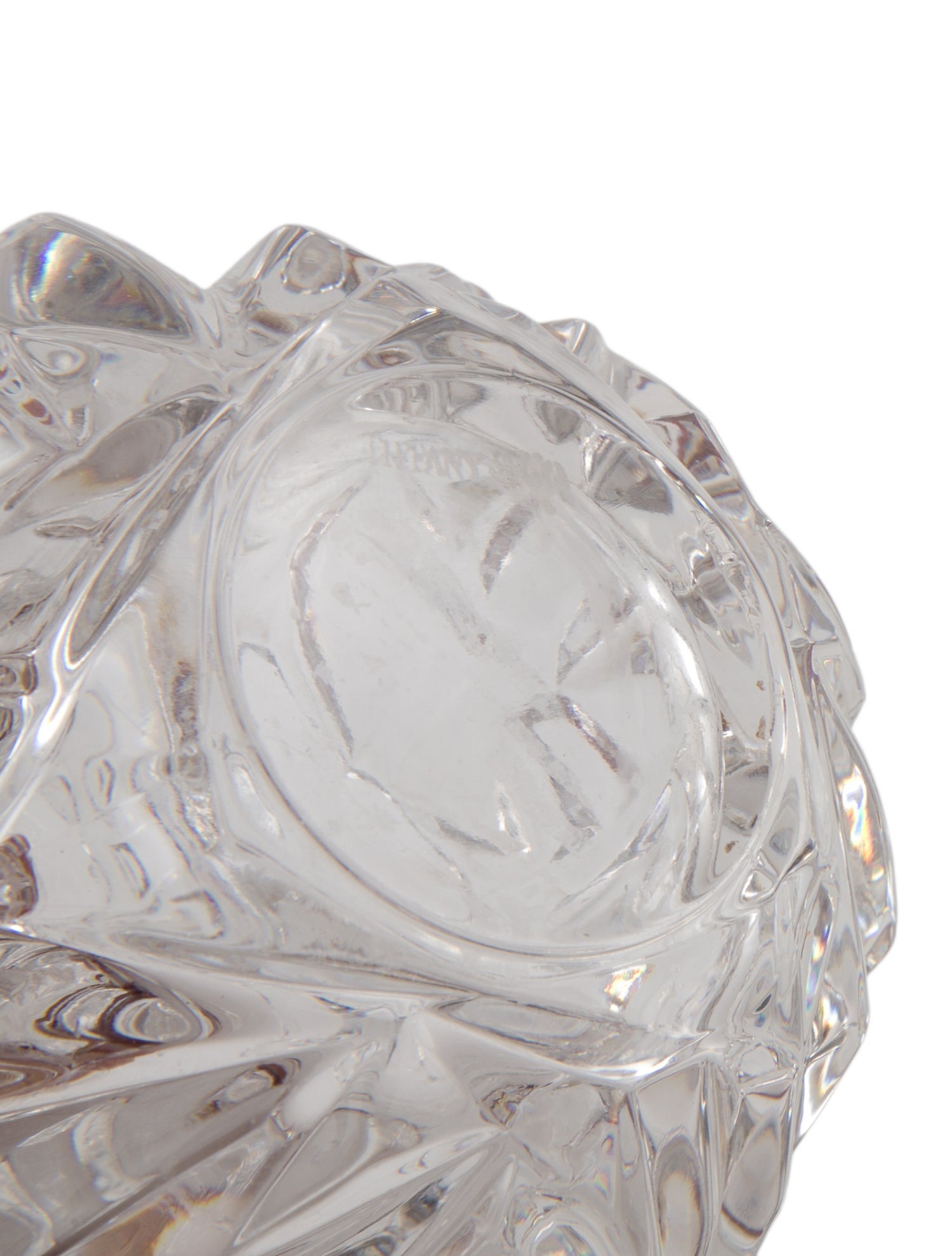 Tiffany & Co. Rock Cut Crystal Votive