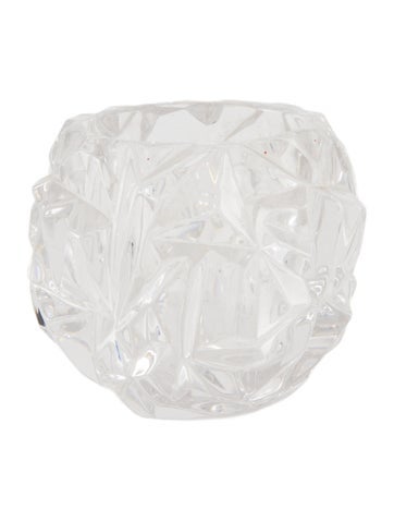 Tiffany & Co. Decorative Accents Rock Cut Crystal Votive