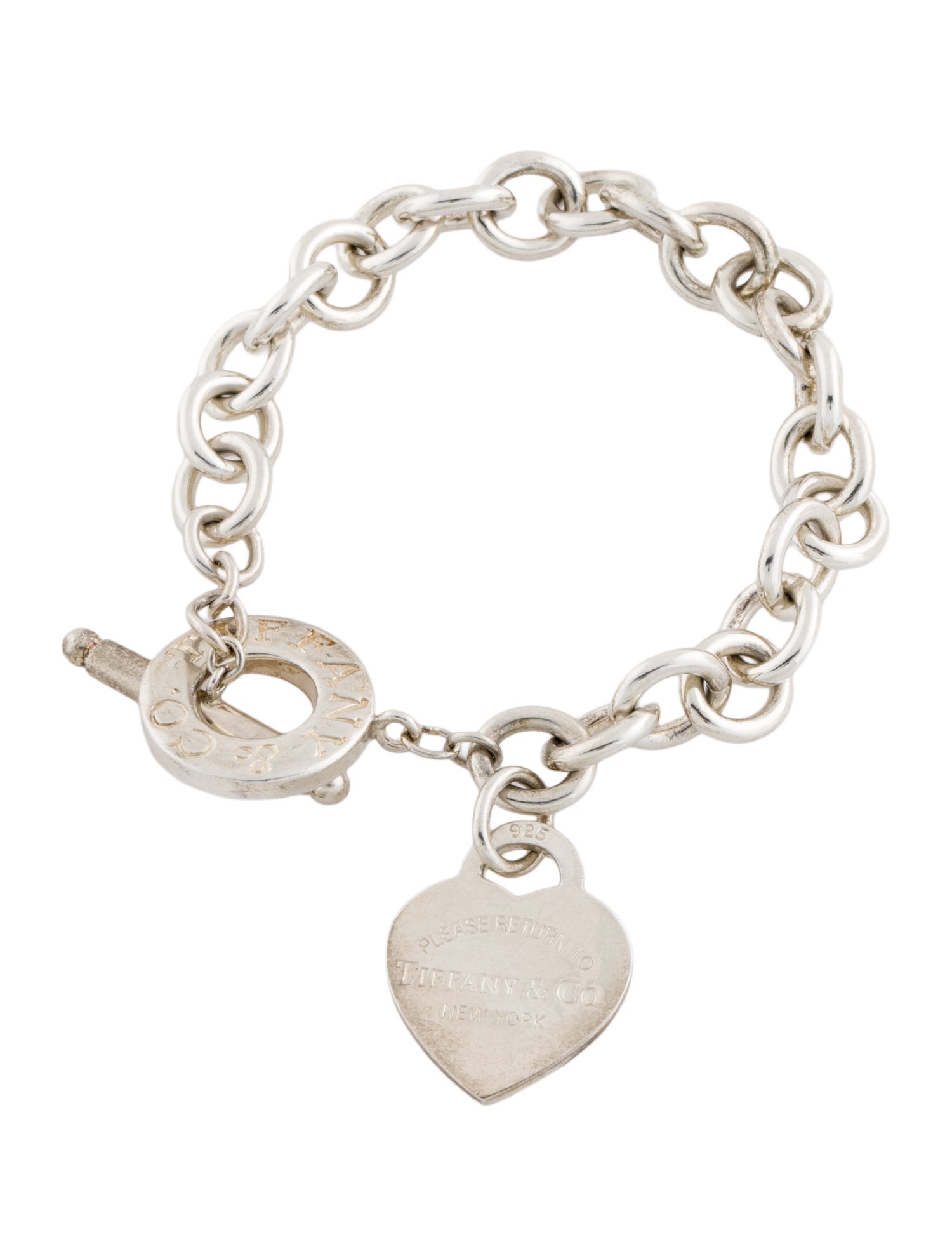 Tiffany & Co. Heart Tag Toggle Chain Bracelet