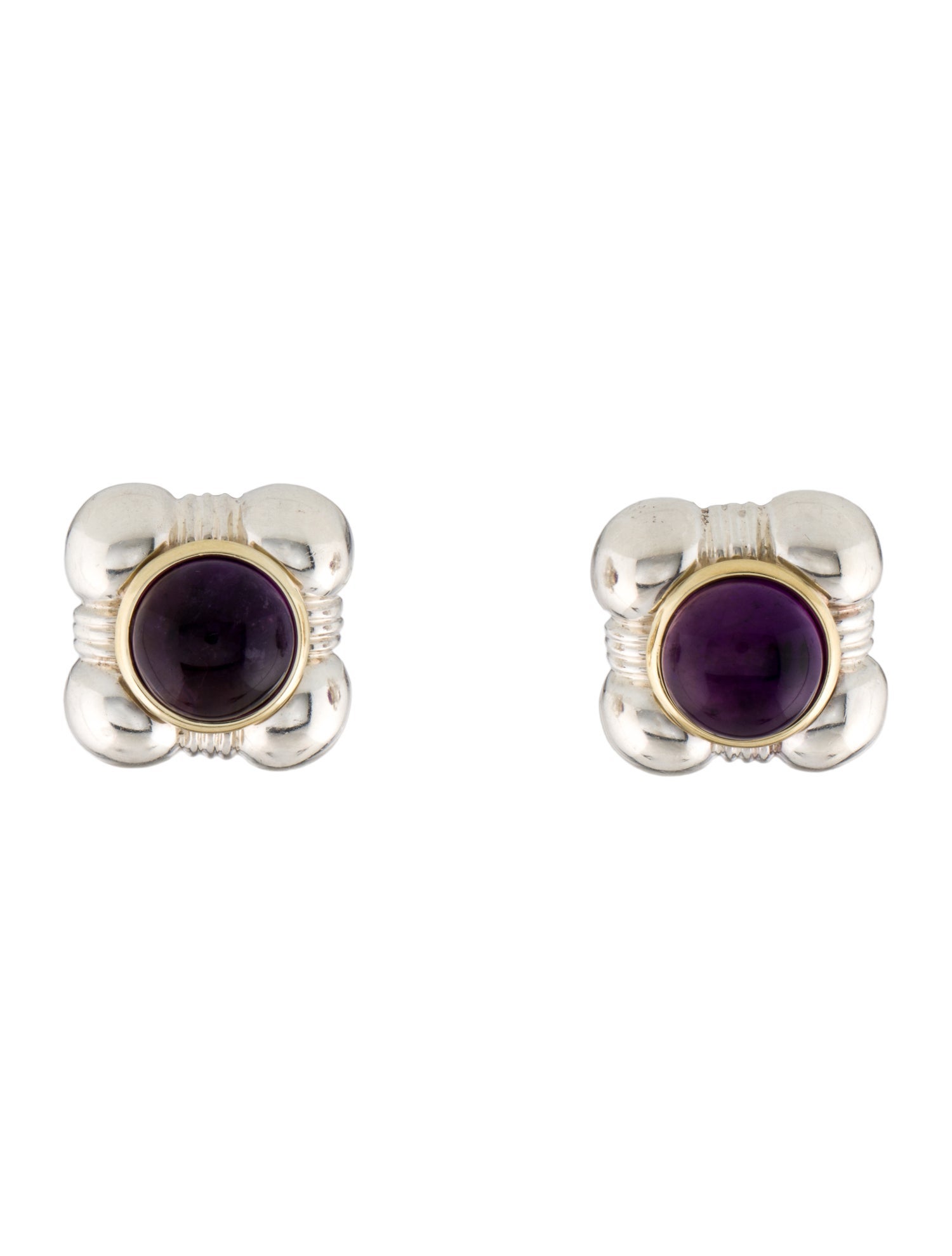 Tiffany & Co. Vintage Amethyst Clip-On Earrings