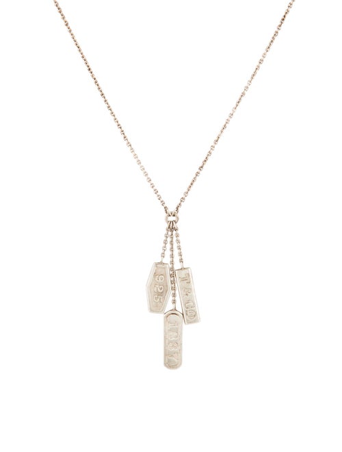 Tiffany & Co. Triple Bar Lavalier Necklace