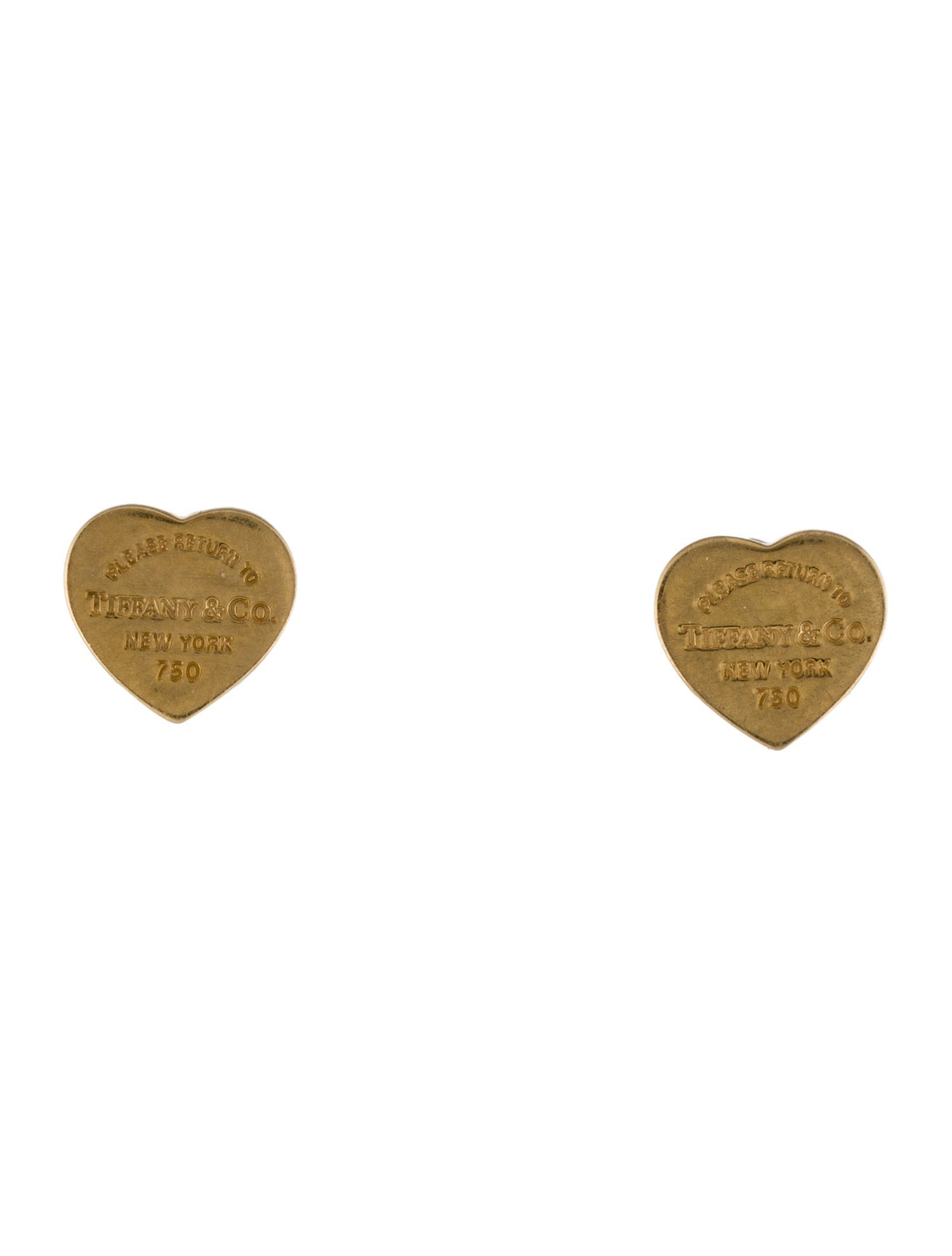 Tiffany & Co. 18K Return to Tiffany Heart Studs