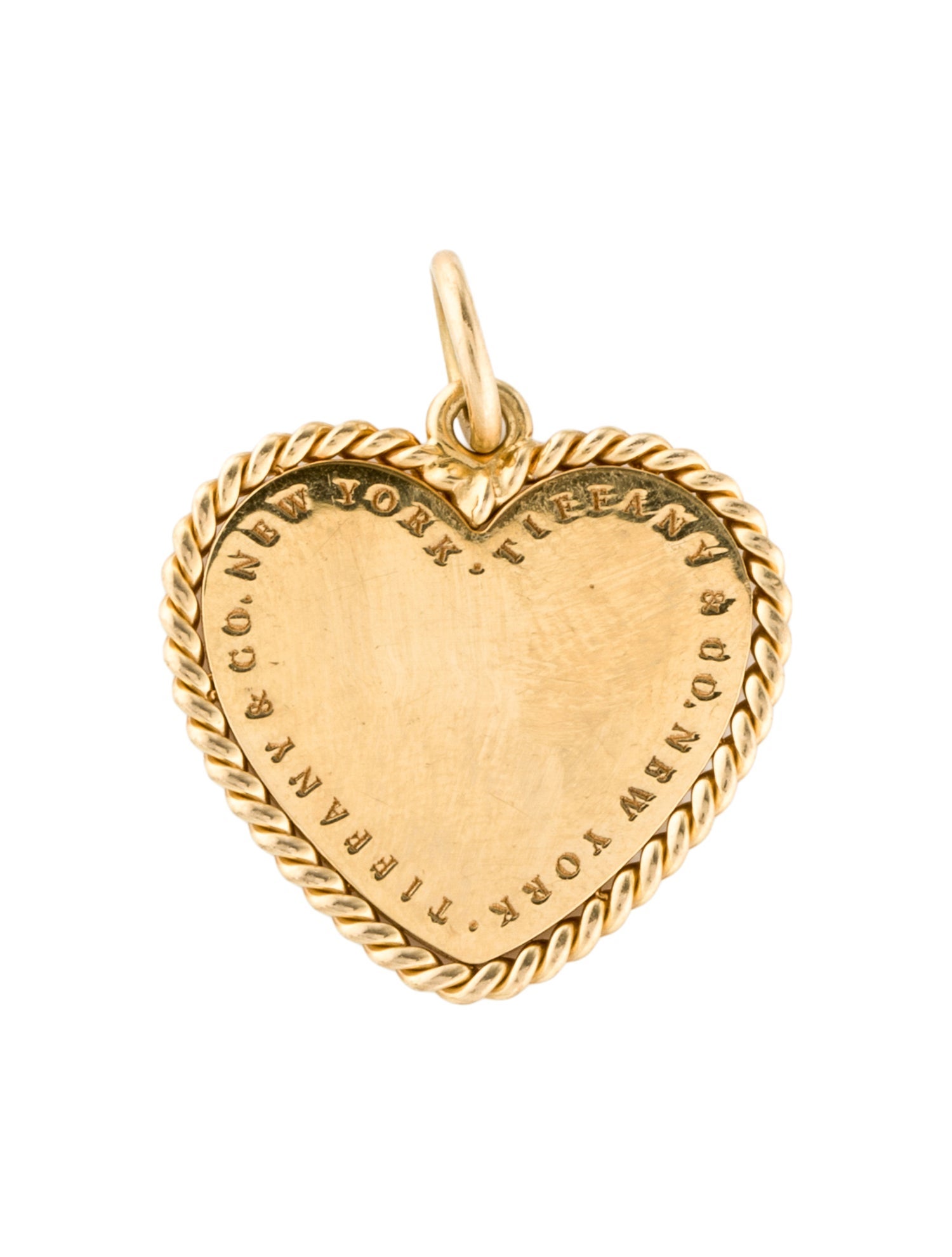 Tiffany & Co. Vintage 18K Heart Pendant