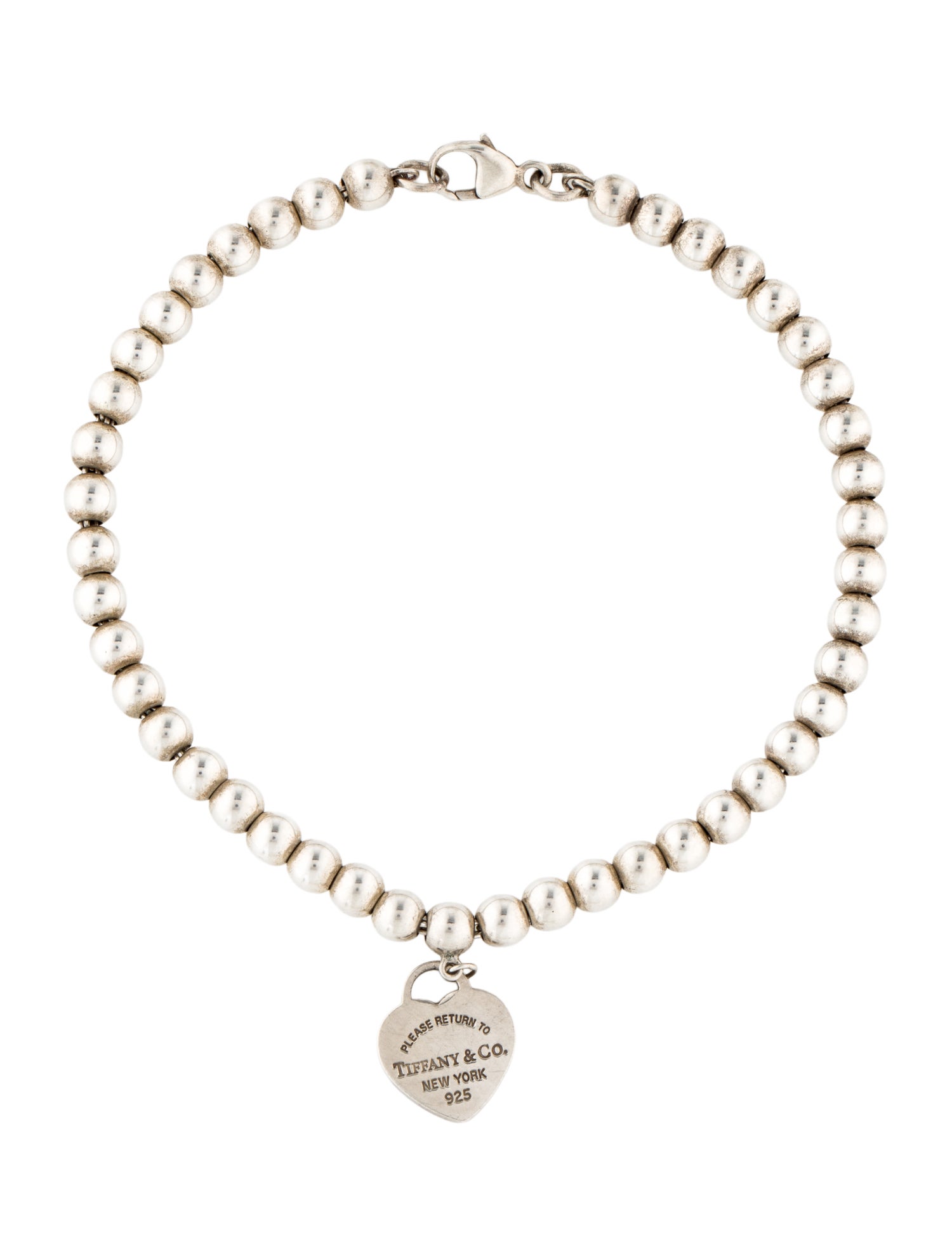 Tiffany & Co. Heart Tag Bead Bracelet