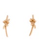 Tiffany & Co. 18K Diamond Knot Stud Earrings