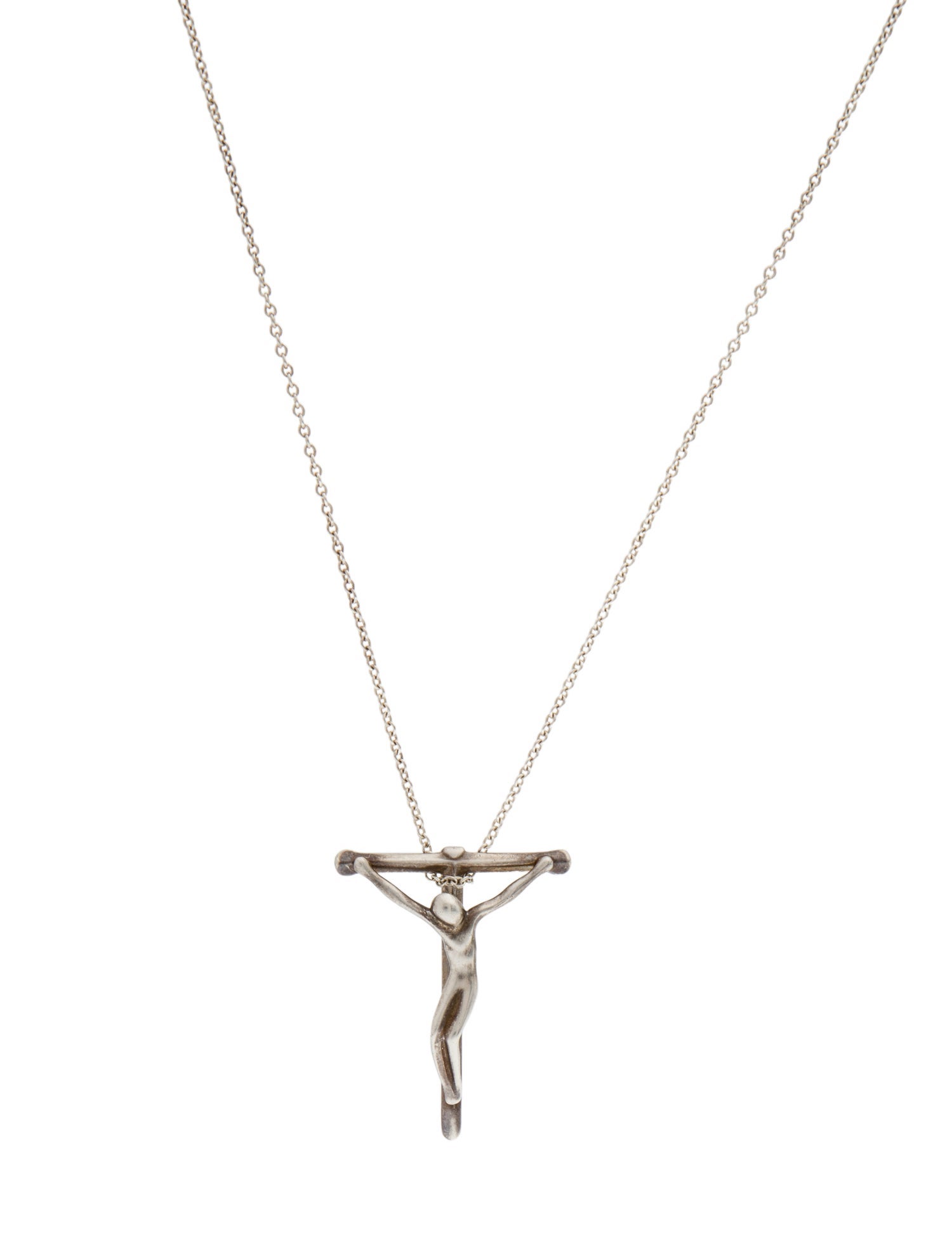 Tiffany & Co. Crucifix Pendant Necklace