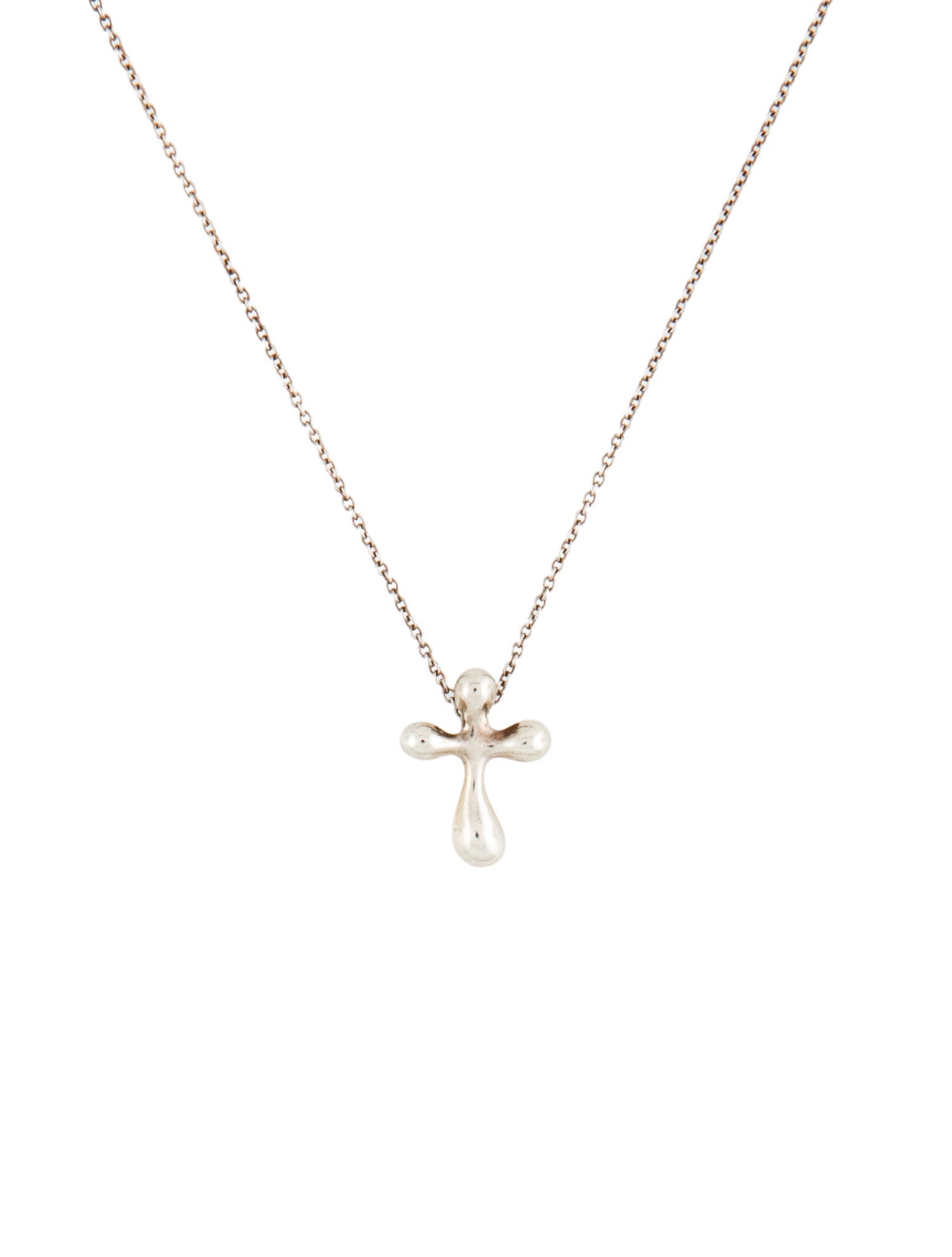 Tiffany & Co. Cross Pendant Necklace