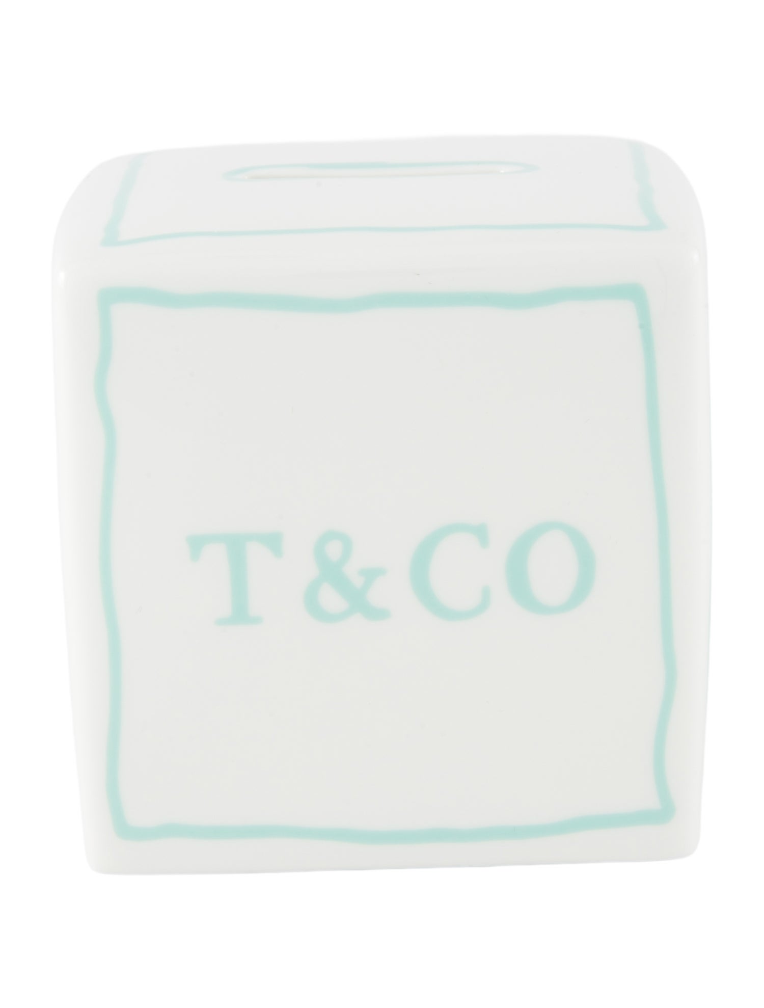 Tiffany & Co. Small China Coin Bank