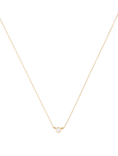 Tiffany & Co. 18K Diamond by the Yard Pendant Necklace