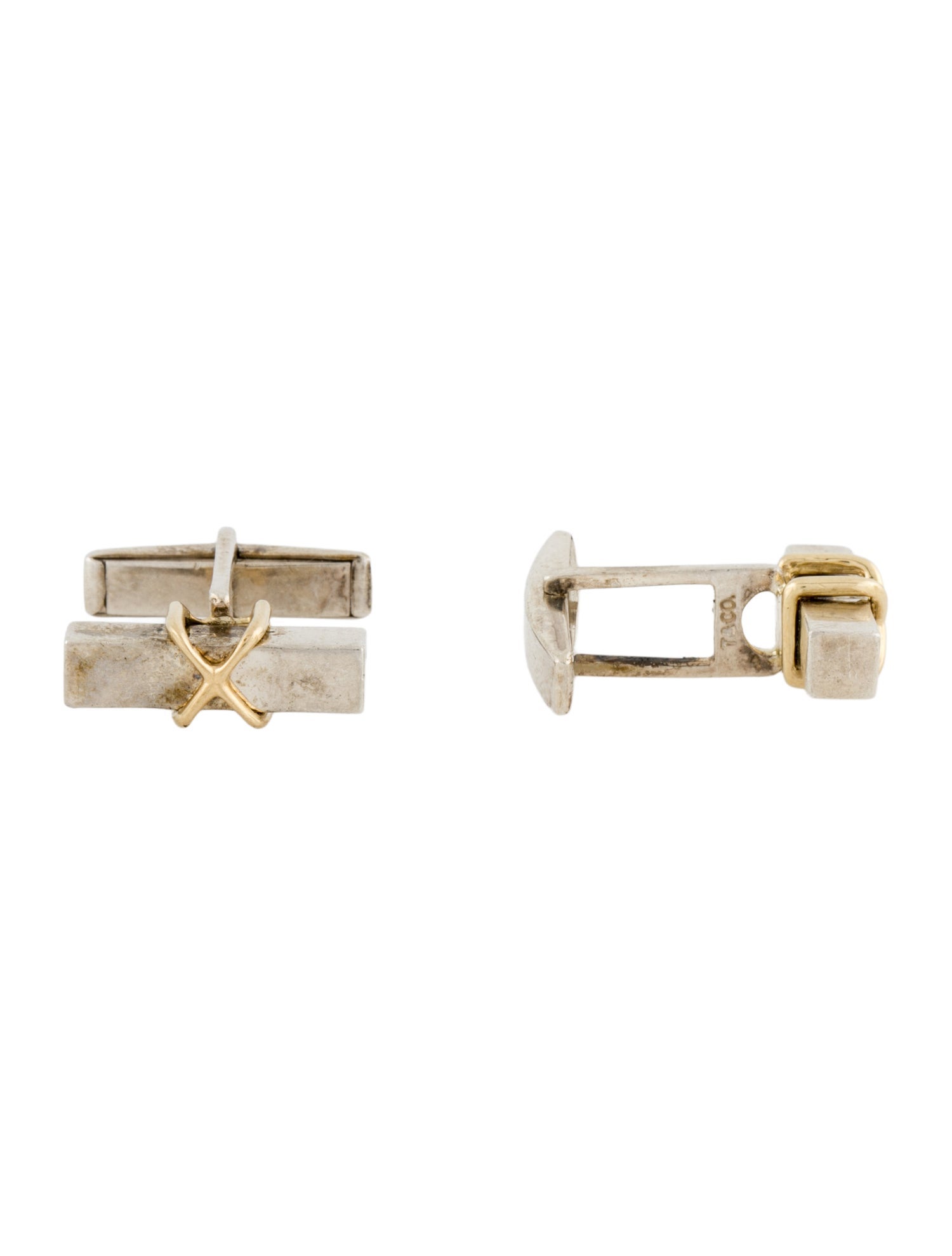 Tiffany & Co. Two-Tone Signature X Cufflinks