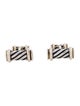 Tiffany & Co. Vintage Enamel Swirl Cufflinks