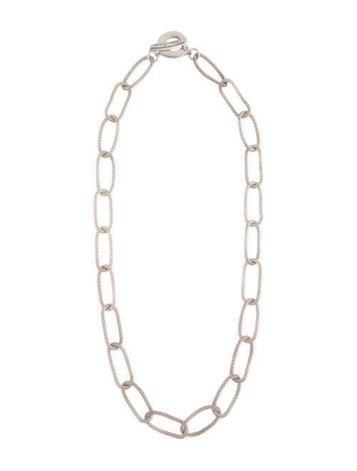 Tiffany & Co. Mesh Link Toggle Necklace