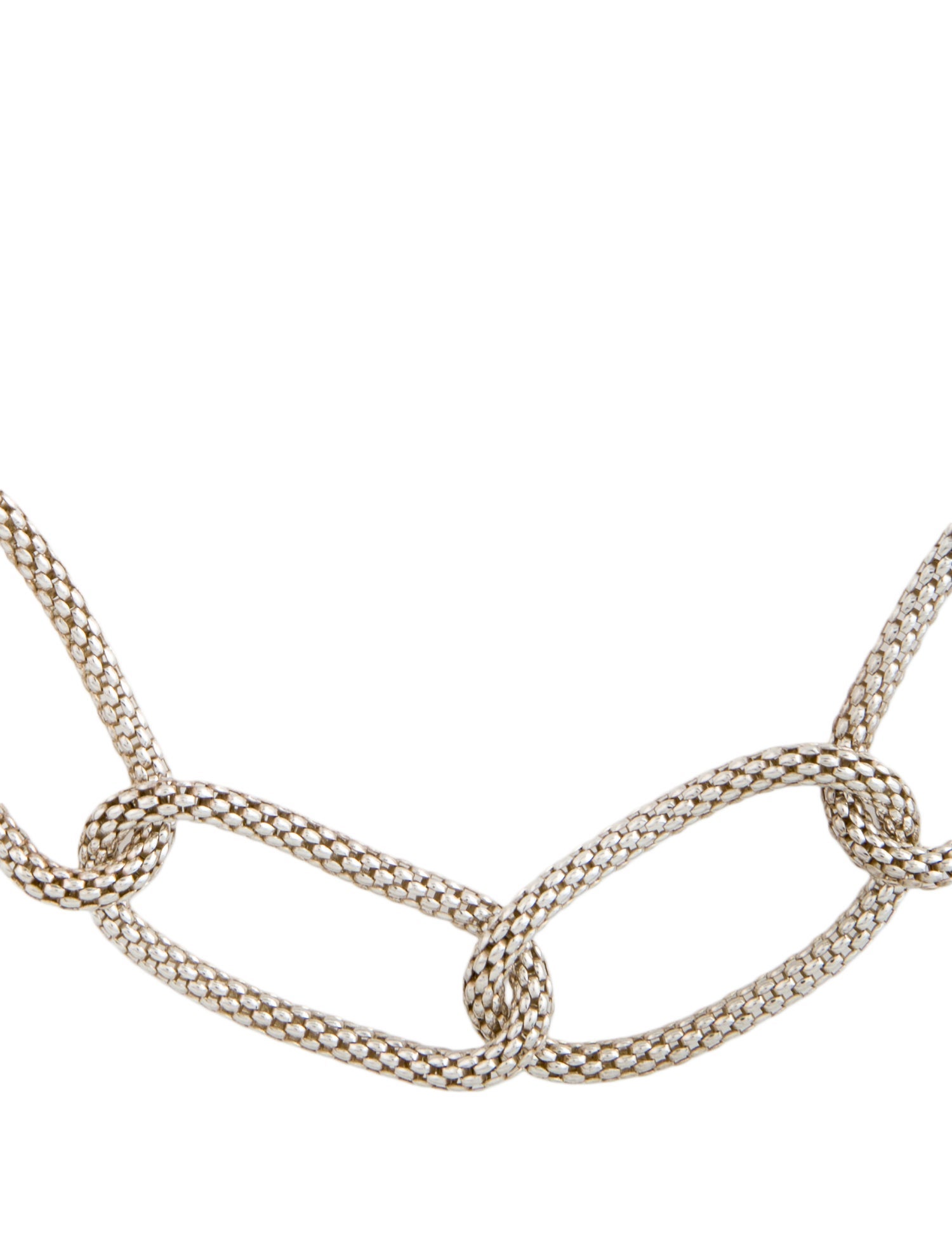 Tiffany & Co. Mesh Link Toggle Necklace