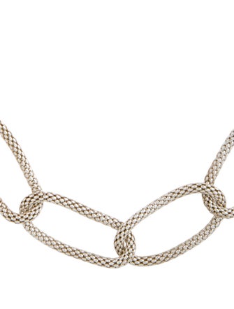 Tiffany & Co. Mesh Link Toggle Necklace