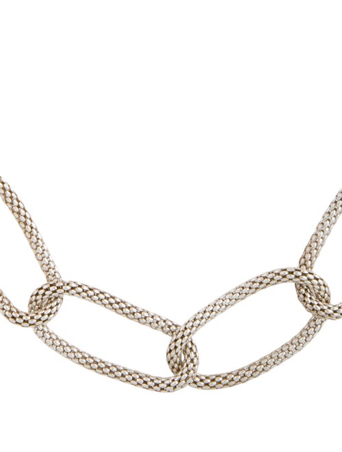 Tiffany & Co. Mesh Link Toggle Necklace
