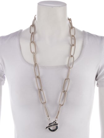 Tiffany & Co. Mesh Link Toggle Necklace