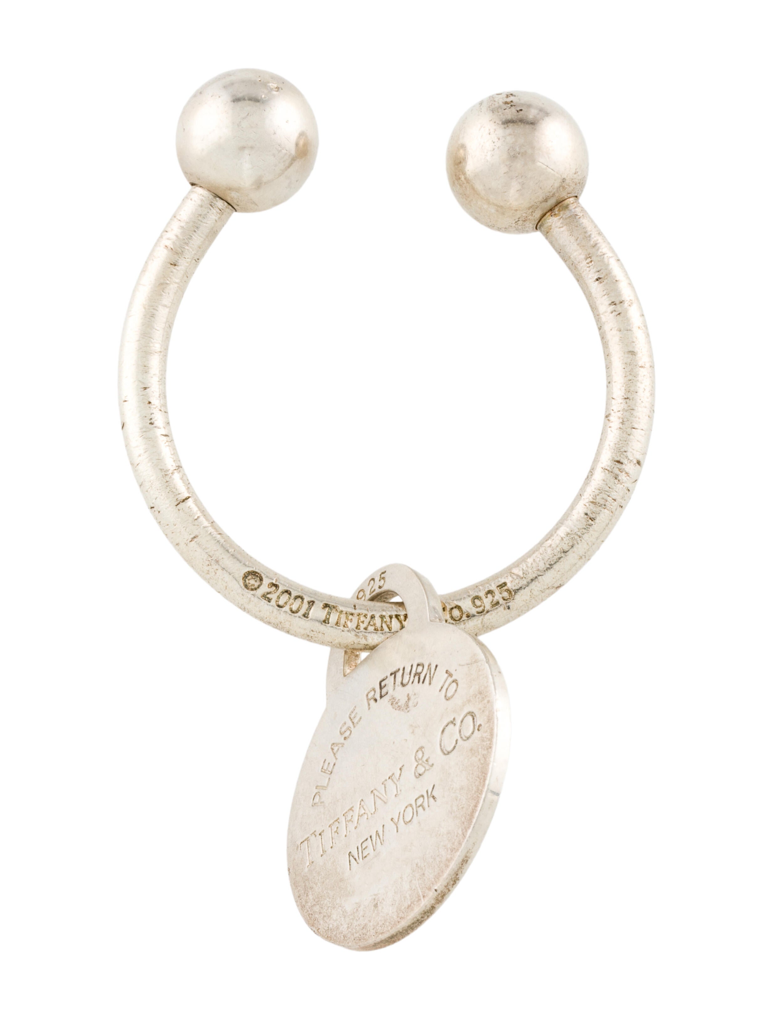 Tiffany & Co. Sterling Silver Keychain