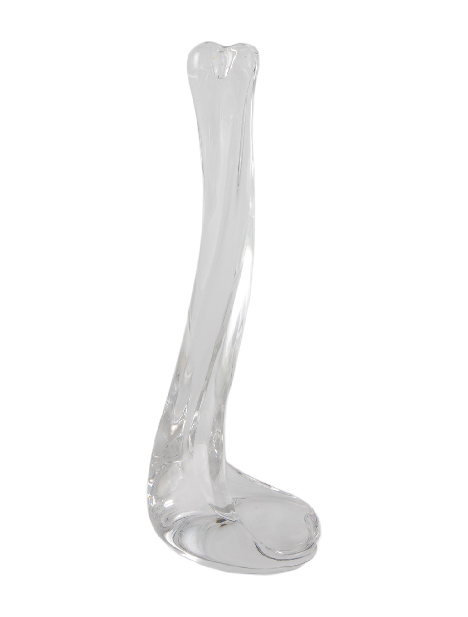 Tiffany & Co. Crystal Bone Candlestick