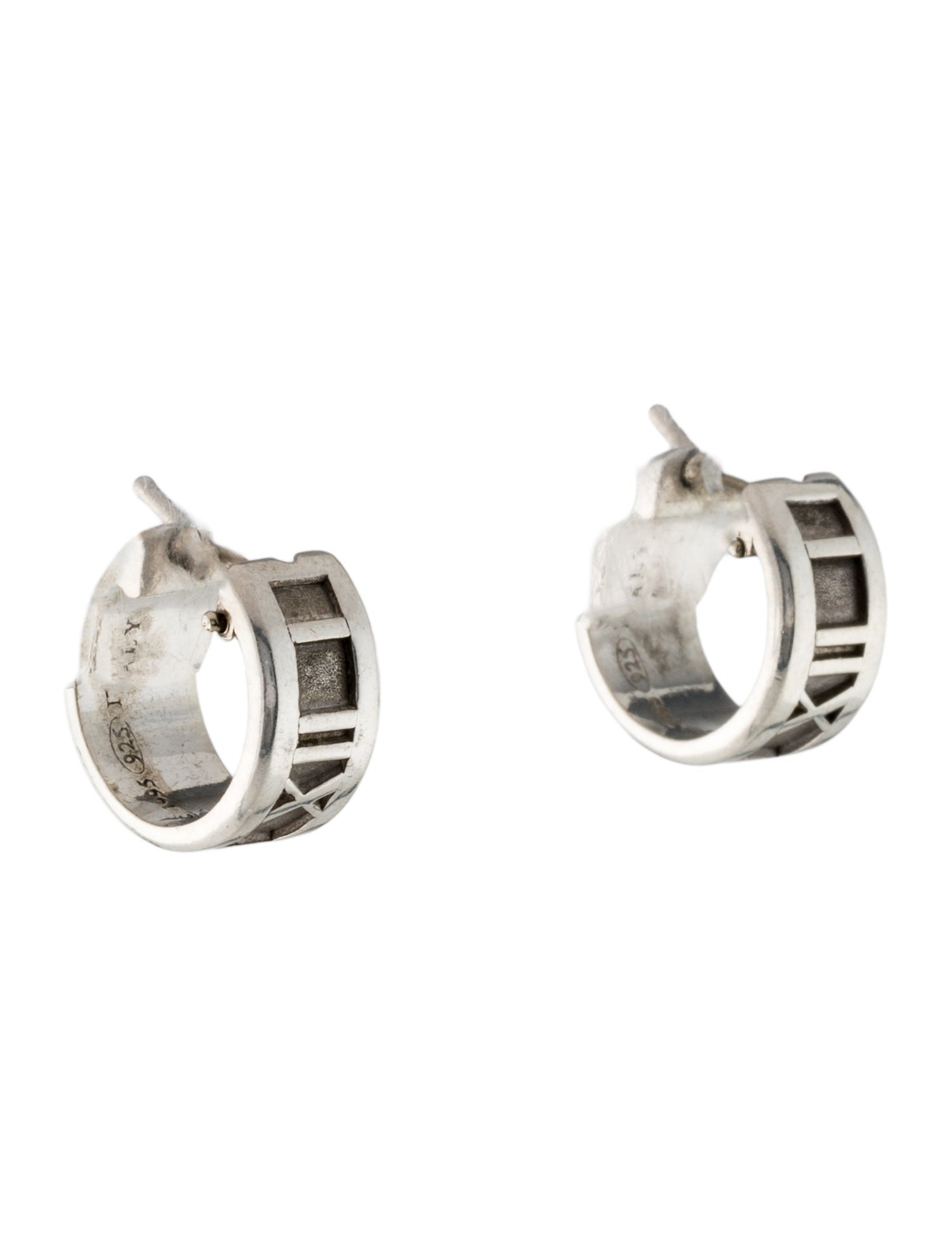 Tiffany & Co. Vintage Atlas Huggie Earrings