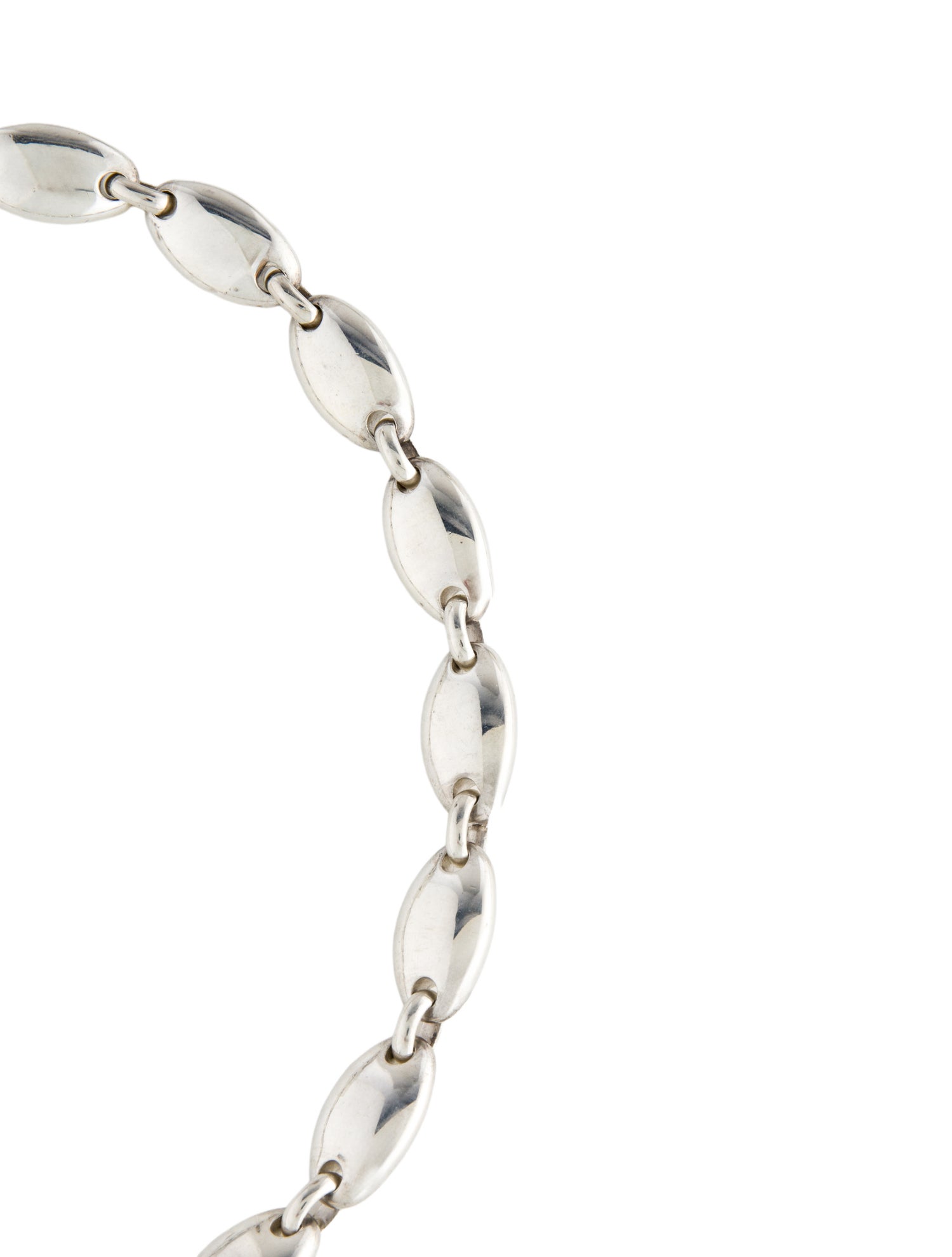 Tiffany & Co. Vintage Oval Pebble Link Necklace