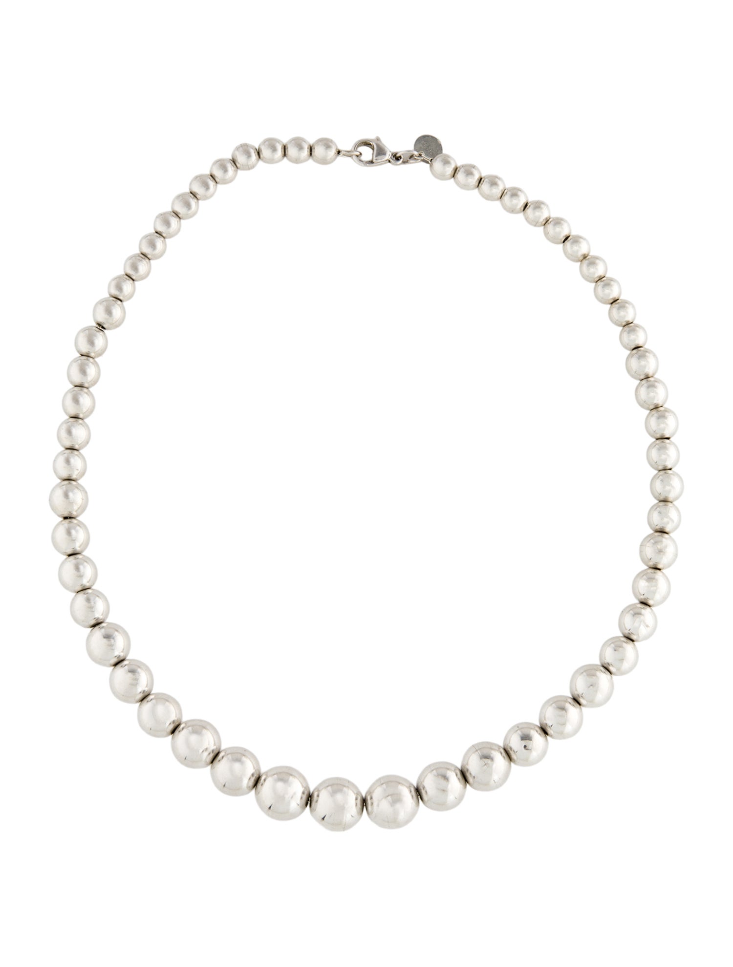 Tiffany & Co. Graduated Ball Necklace