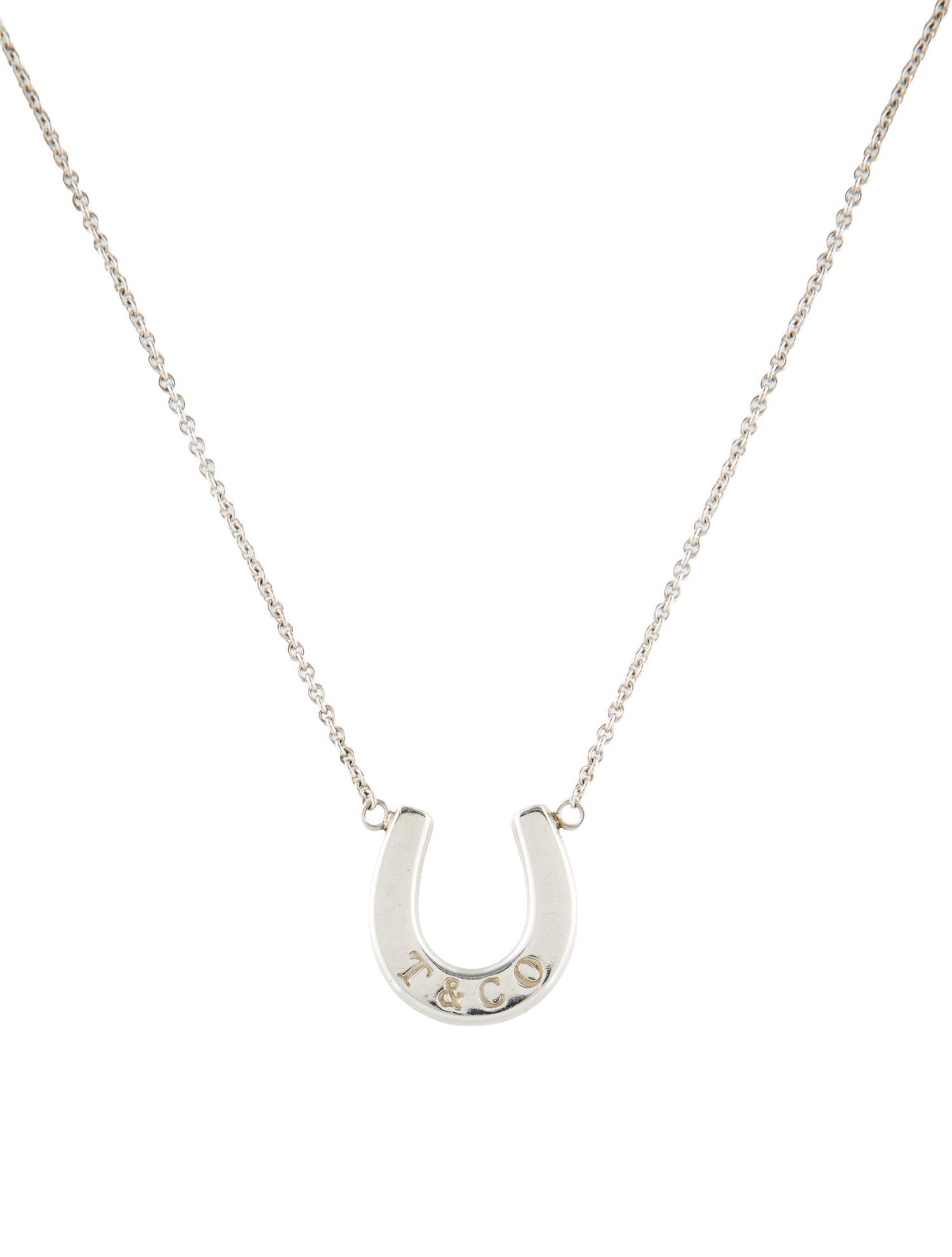 Tiffany & Co. Horseshoe Pendant Necklace