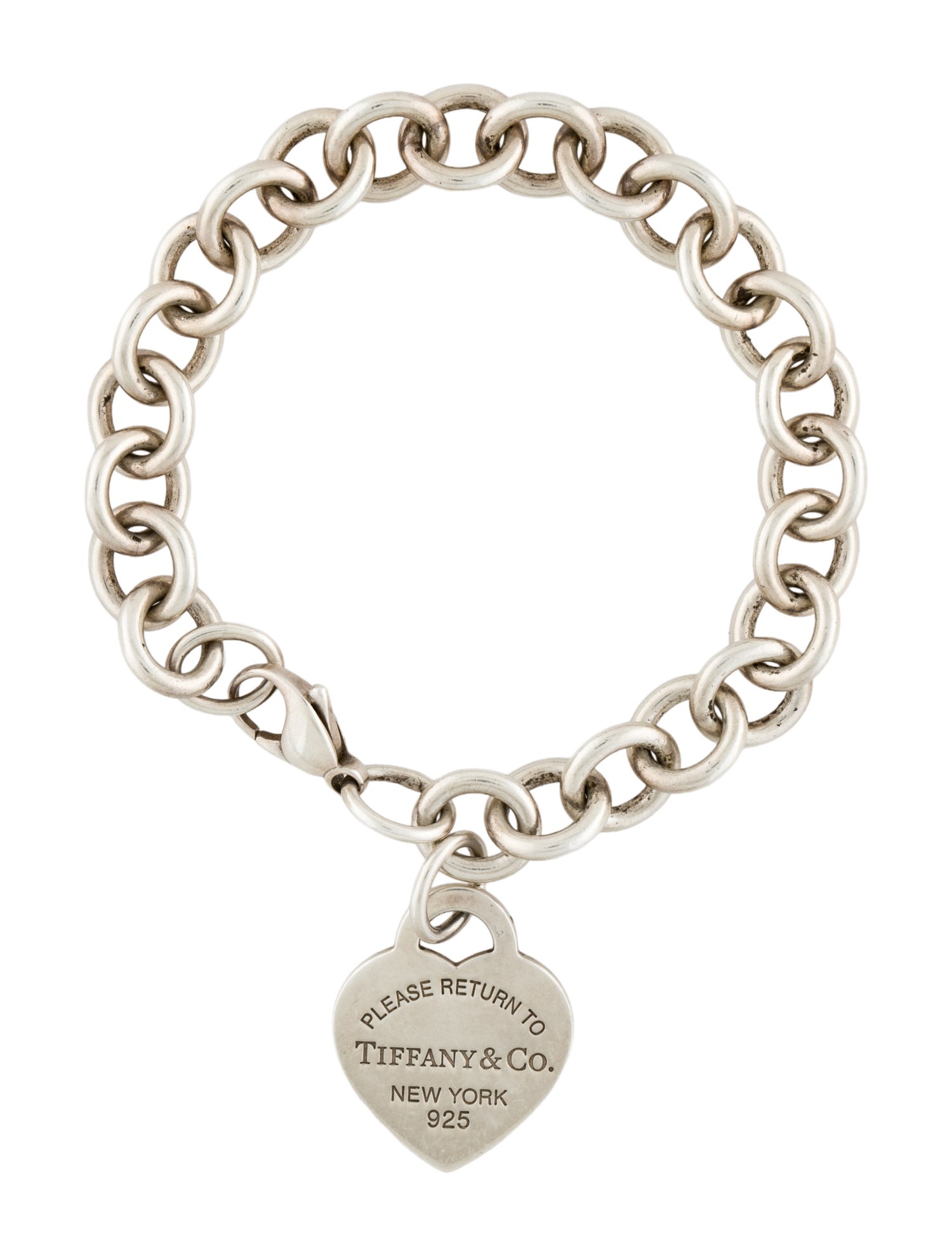 Tiffany & Co. Heart Tag Charm Bracelet