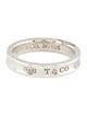 Tiffany & Co. 1837 Narrow Band Ring