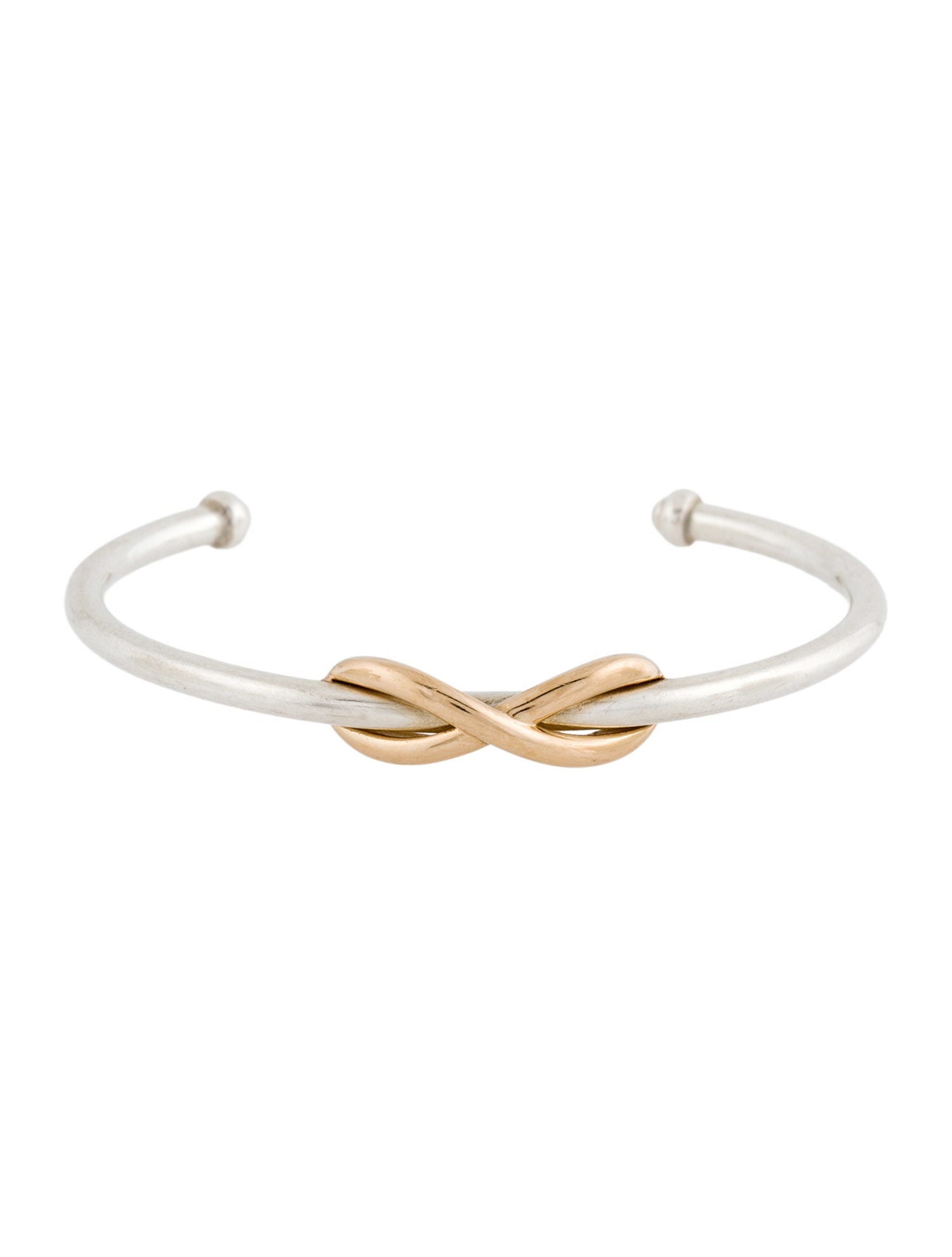 Tiffany & Co. Two-Tone Infinity Cuff Bracelet