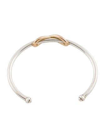 Tiffany & Co. Two-Tone Infinity Cuff Bracelet