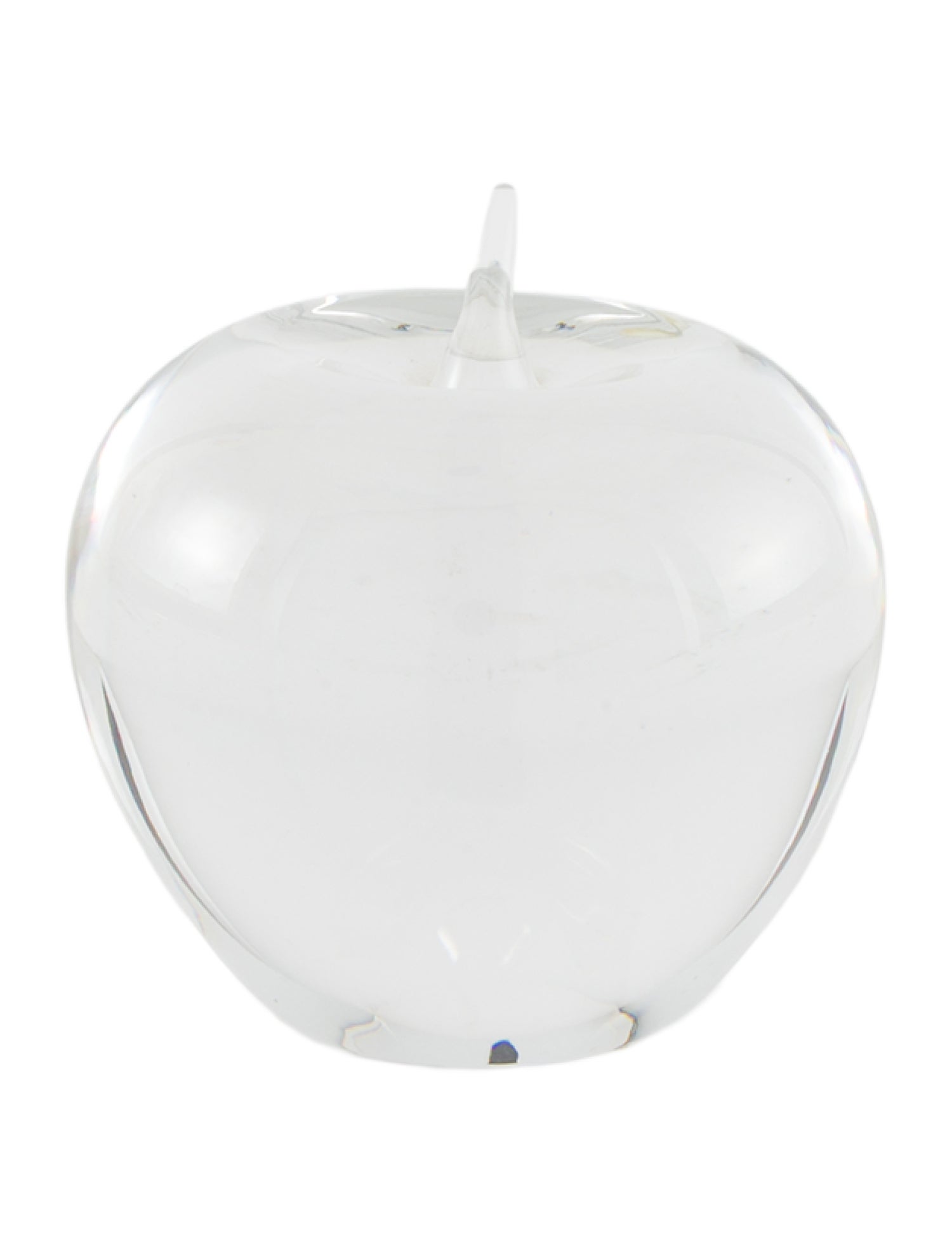 Tiffany & Co. Crystal Apple Paperweight