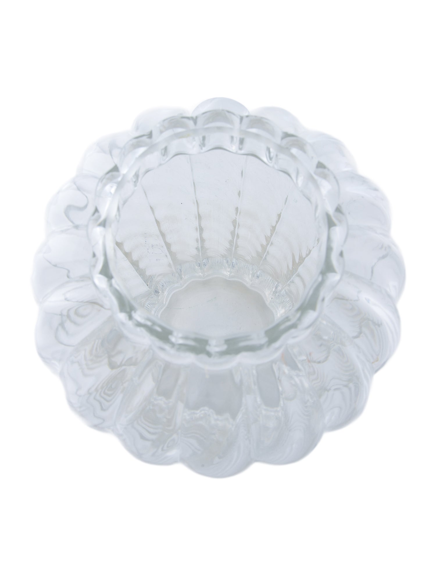 Tiffany & Co. Crystal Swirl Vase