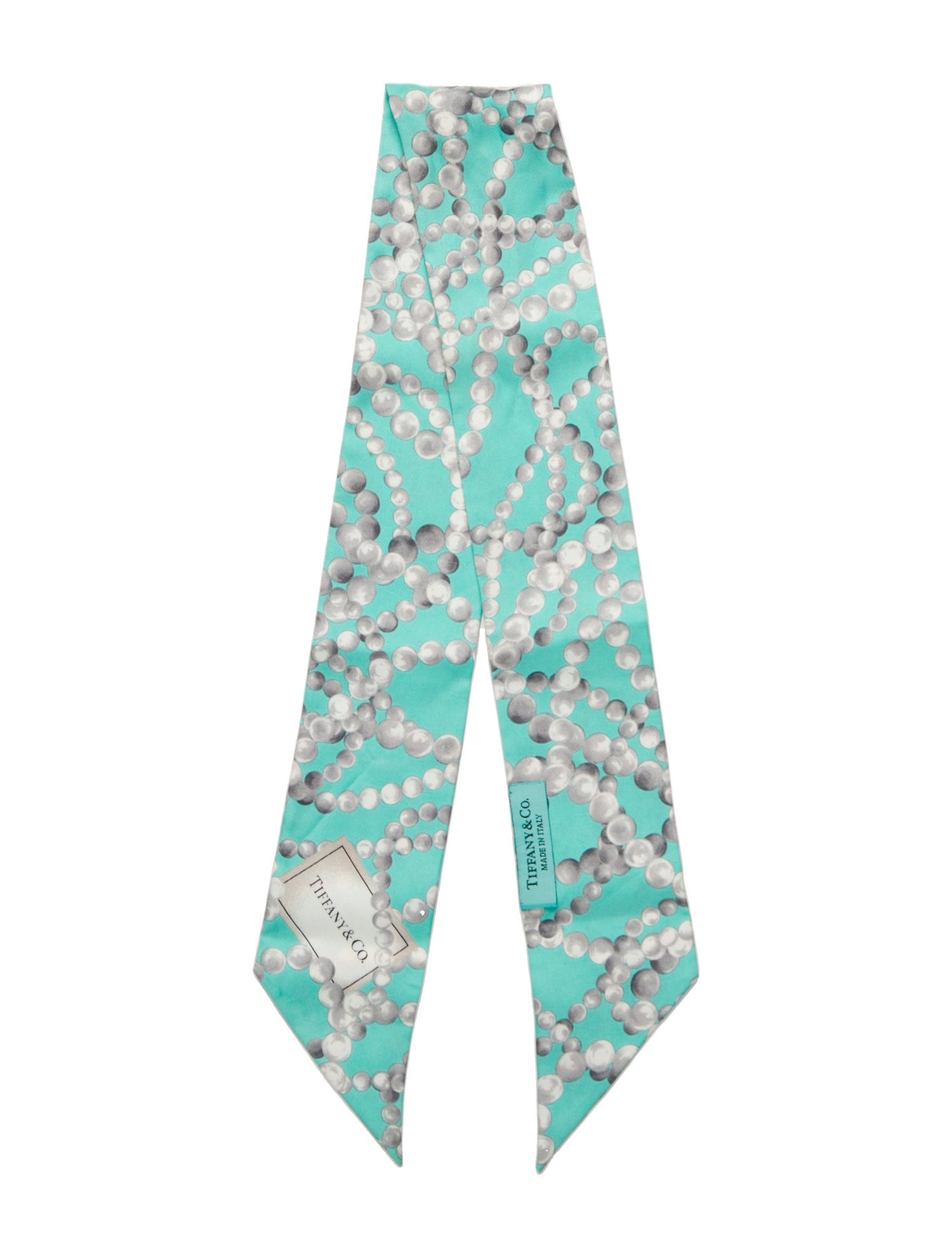 Tiffany & Co. Silk Floral Print Scarf