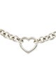 Tiffany & Co. Open Heart Clasp Link Choker Necklace