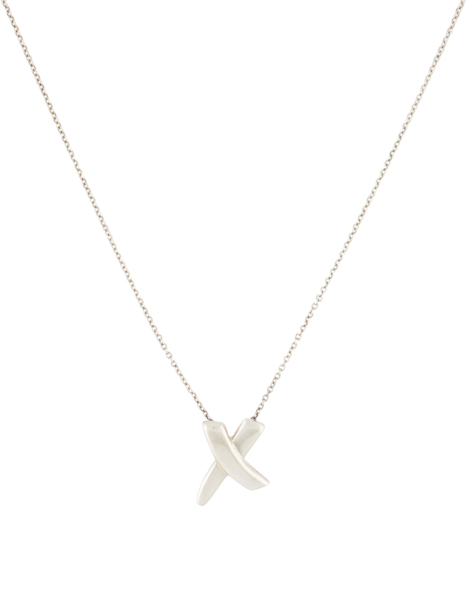 Tiffany & Co. Vintage Paloma's Graffiti X Pendant Necklace