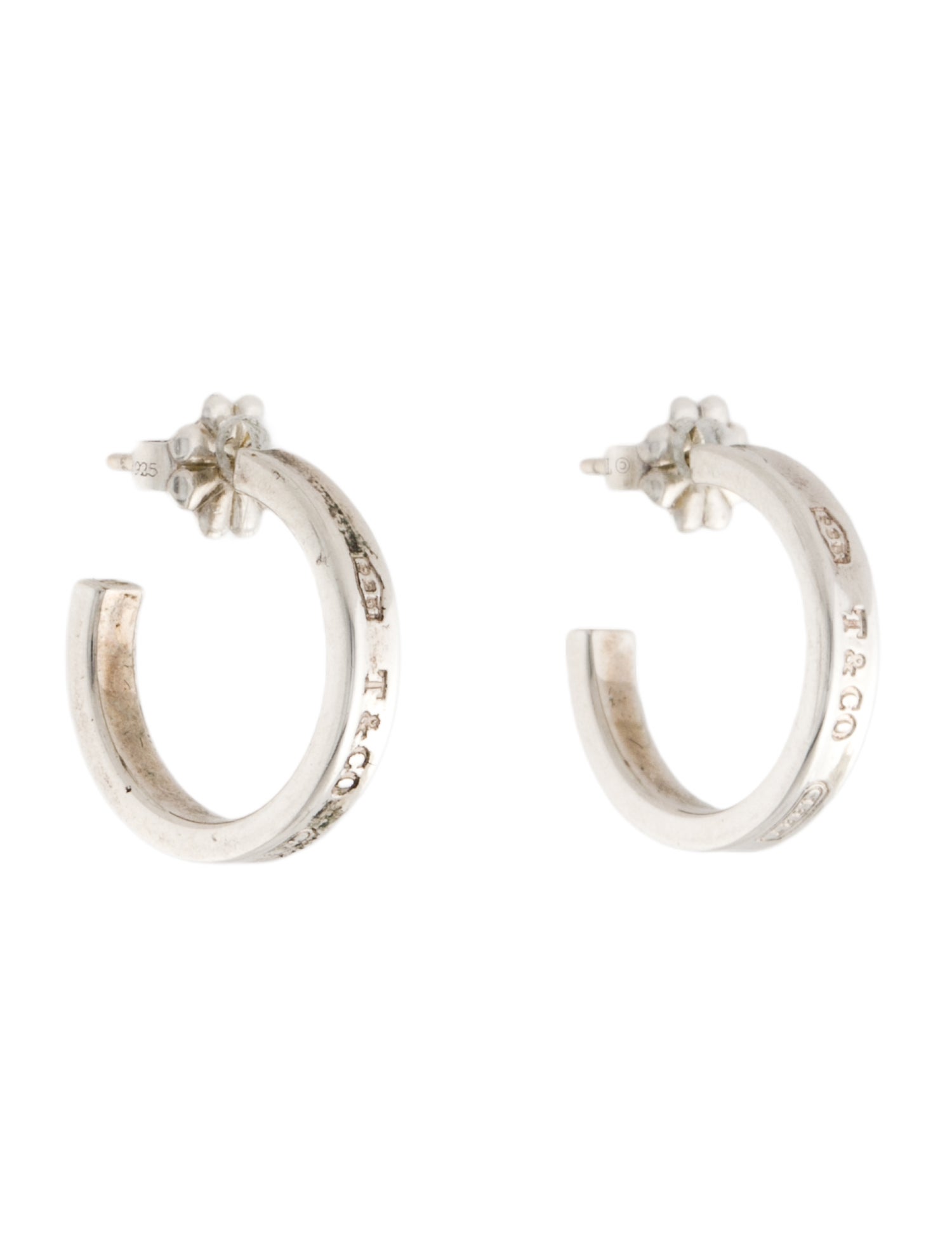Tiffany & Co. Small 1837 Hoop Earrings