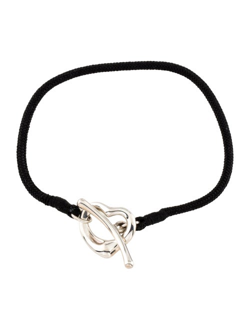 Tiffany & Co. Open Heart Silk Bracelet