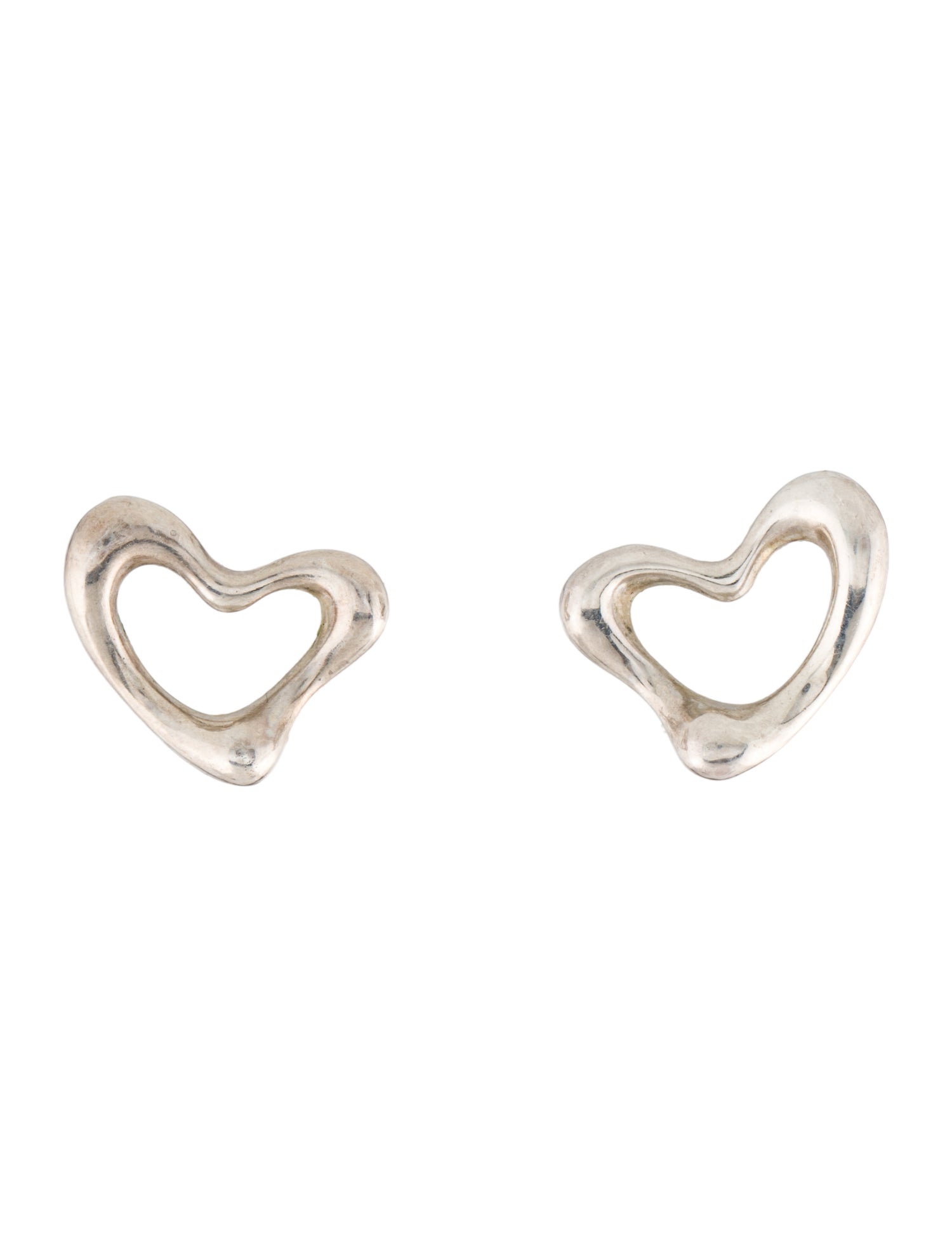 Tiffany & Co. Open Heart Clip-On Earrings