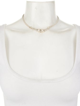 Tiffany & Co. Sliding Puff Heart Double Strand Necklace