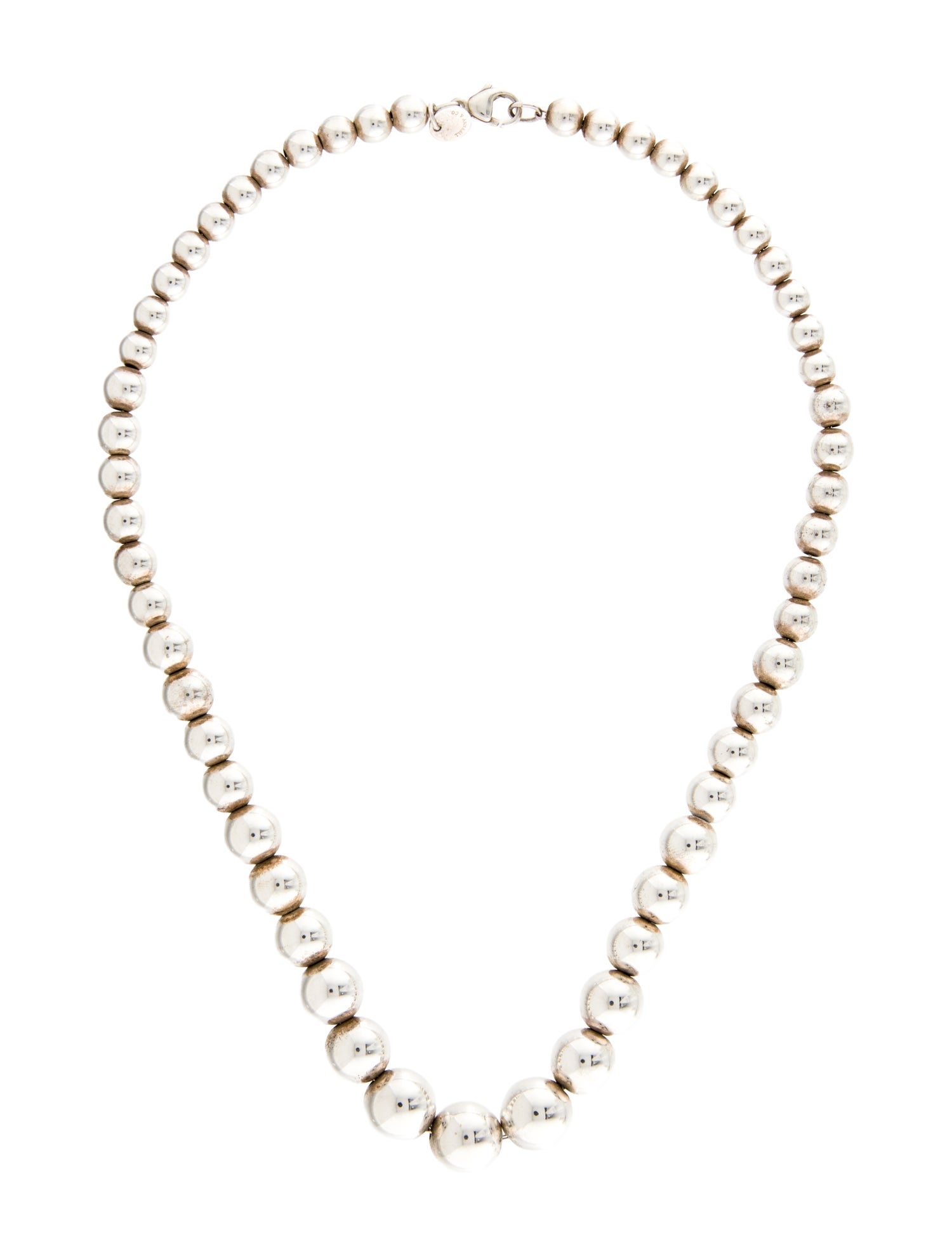 Tiffany & Co. Graduated Ball Necklace