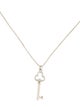 Tiffany & Co. Mini Clover Key Pendant Necklace