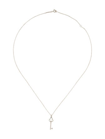 Tiffany & Co. Mini Clover Key Pendant Necklace