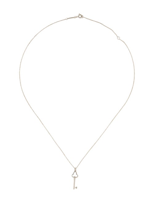 Tiffany & Co. Mini Clover Key Pendant Necklace