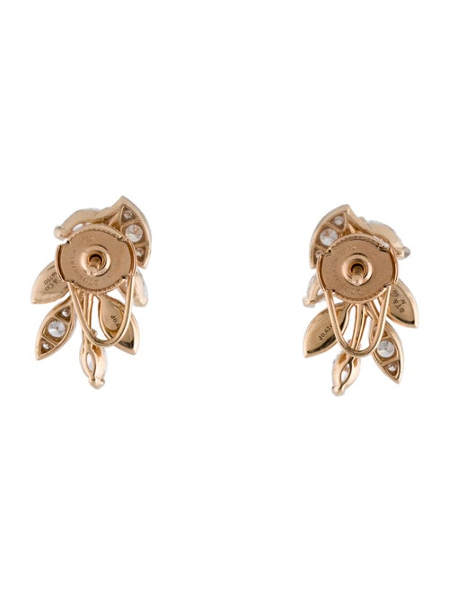 Tiffany & Co. 18K Diamond Vine Climber Earrings