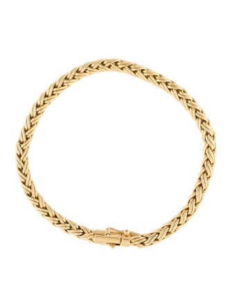 Tiffany & Co. 18K Woven Chain Bracelet