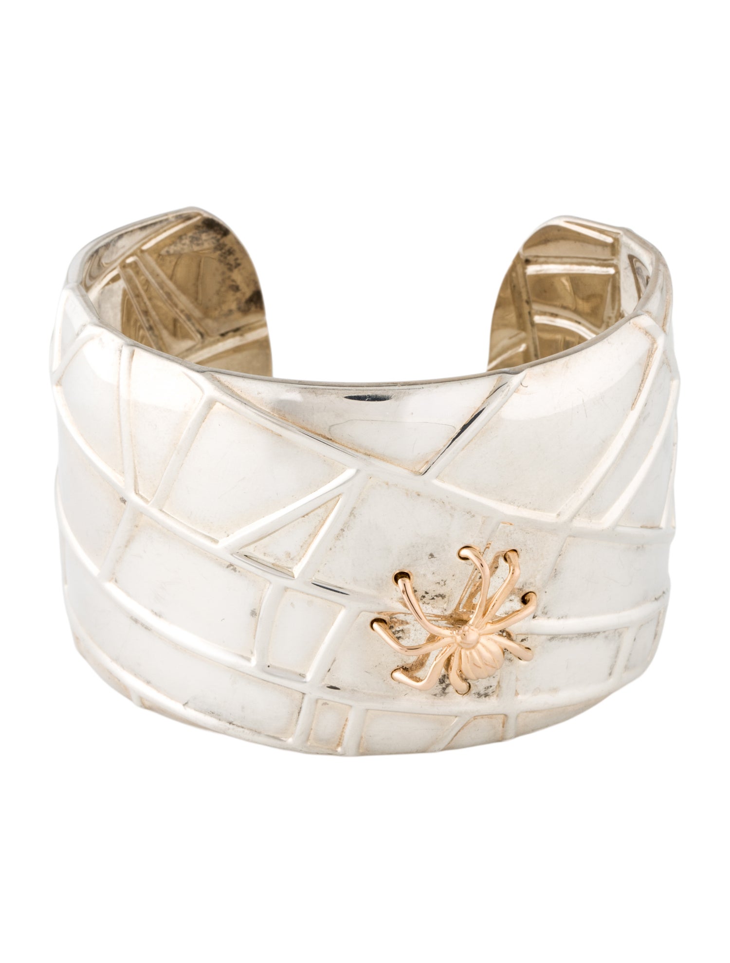 Tiffany & Co. Two-Tone Spider Cuff Bracelet